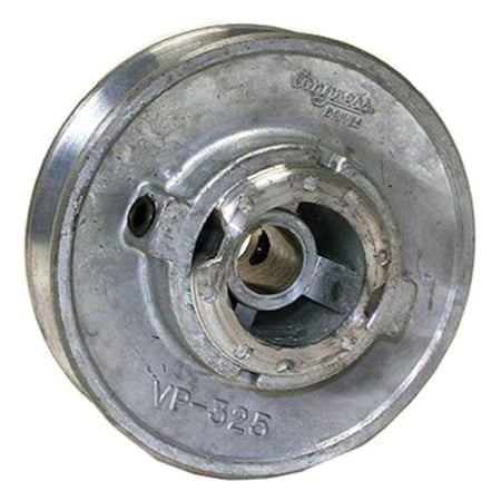 Dial Mfg Dial Mfg 6124 3.25 x 0.5 in. Variable Pulley 895359